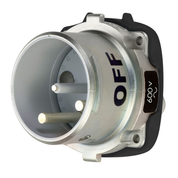 37-68182-C-K14 - DS100C INLET METAL SIZE 4 TYPE 3R 2P+G 100A 600 VAC 60 Hz NO AUX